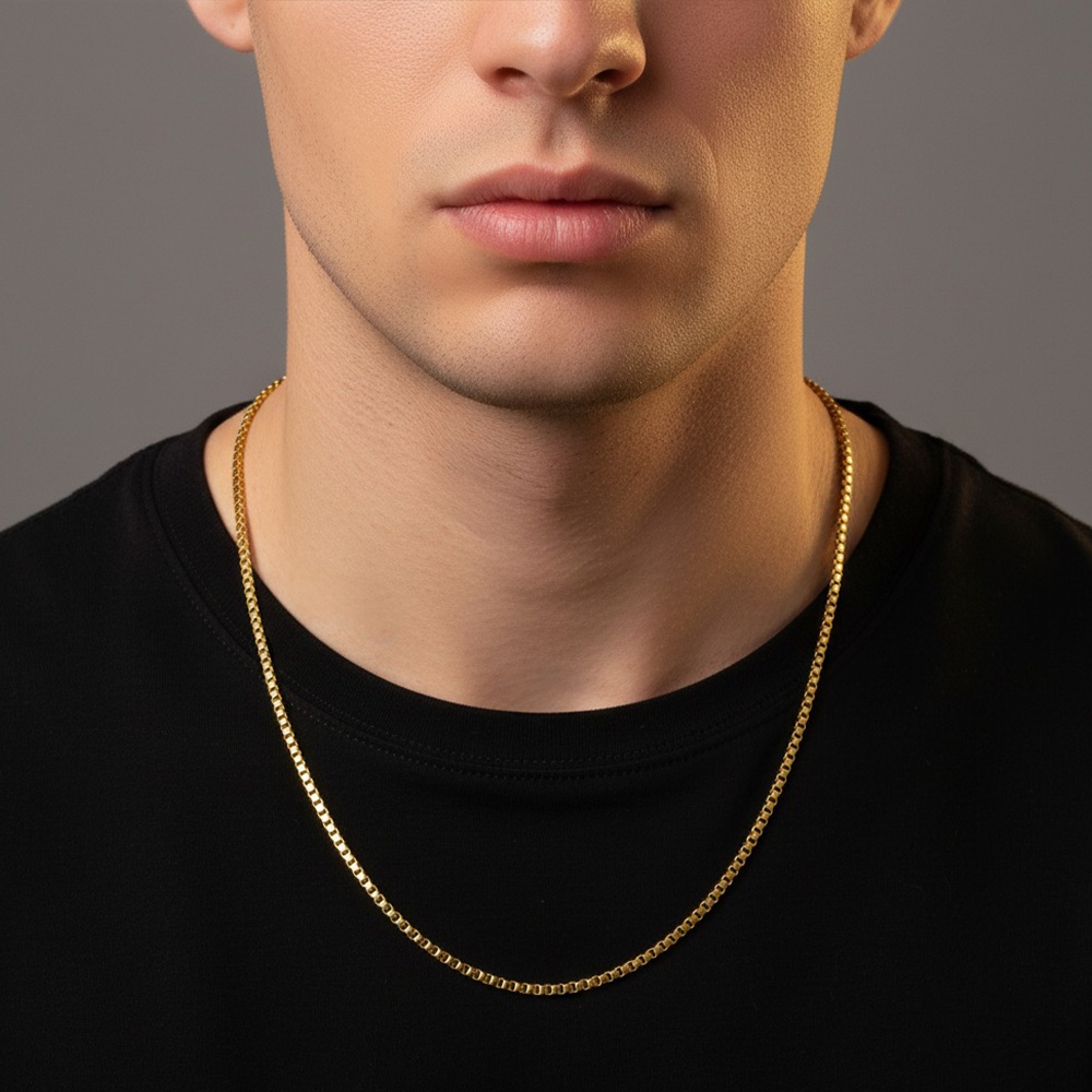 18K Monaco Chain