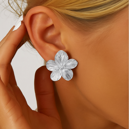 2PC Trendy Flower Earrings