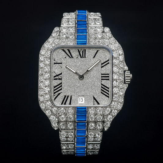 18K Miami Watch – Luxury Stainless Steel Timepiece | DAILY DRIPZ