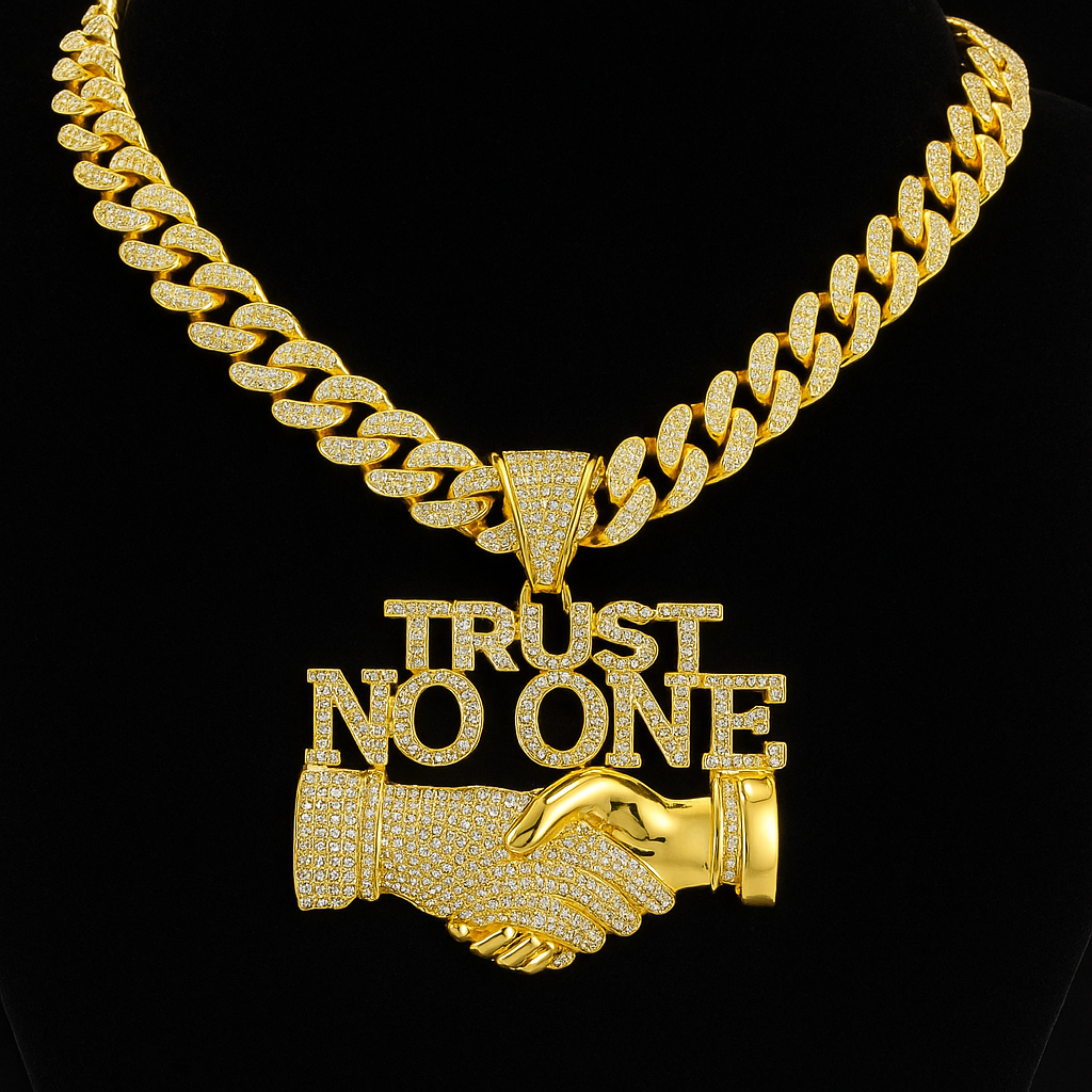 18K No Trust Pendant