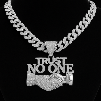 18K No Trust Pendant