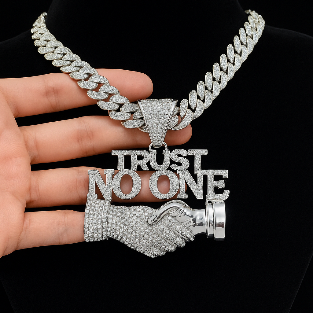 18K No Trust Pendant