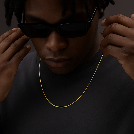 18K Vegas Chain Stainless Steel Snake Hip Hop Jewelry | DAILY DRIPZ