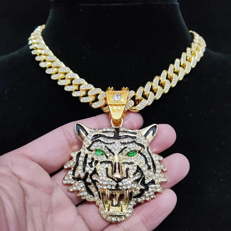 18K Tiger Pendant