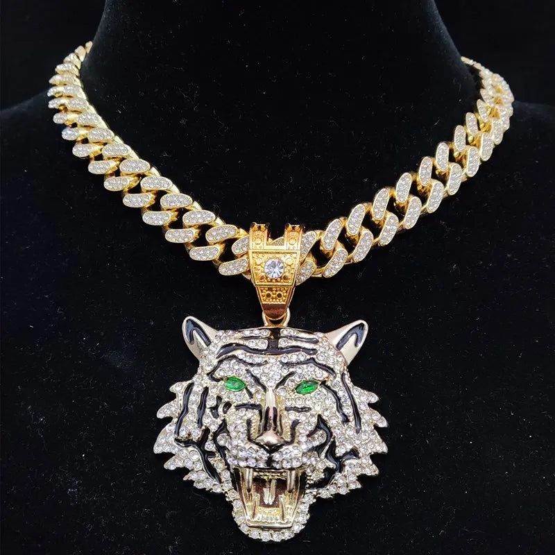 18K Tiger Pendant