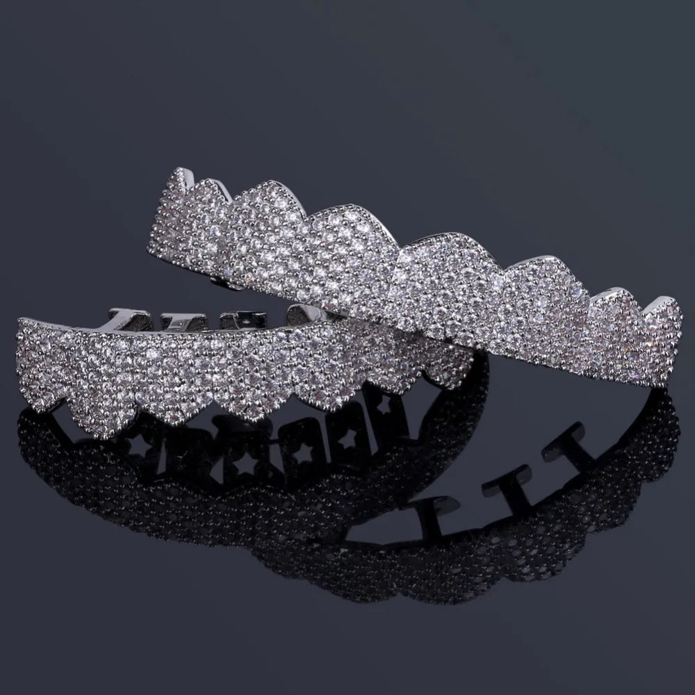 18K Icy Teeth Grillz