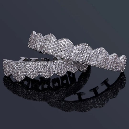 18K Icy Teeth Grillz