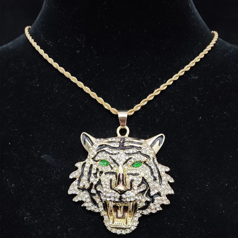 18K Tiger Pendant