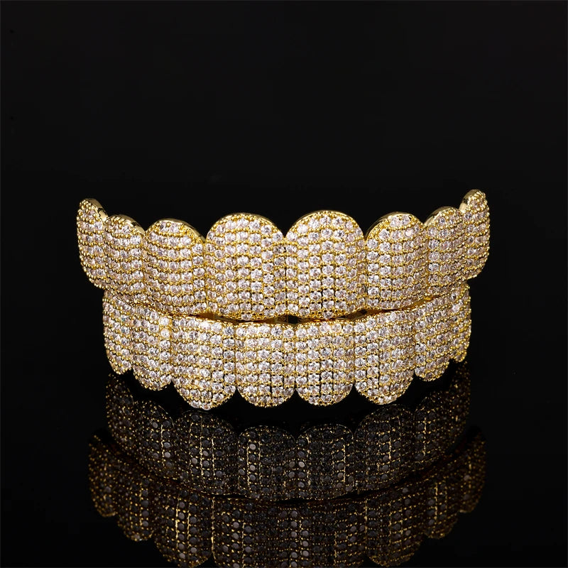 18K Iced Out Grillz