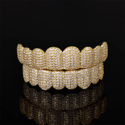 18K Iced Out Grillz