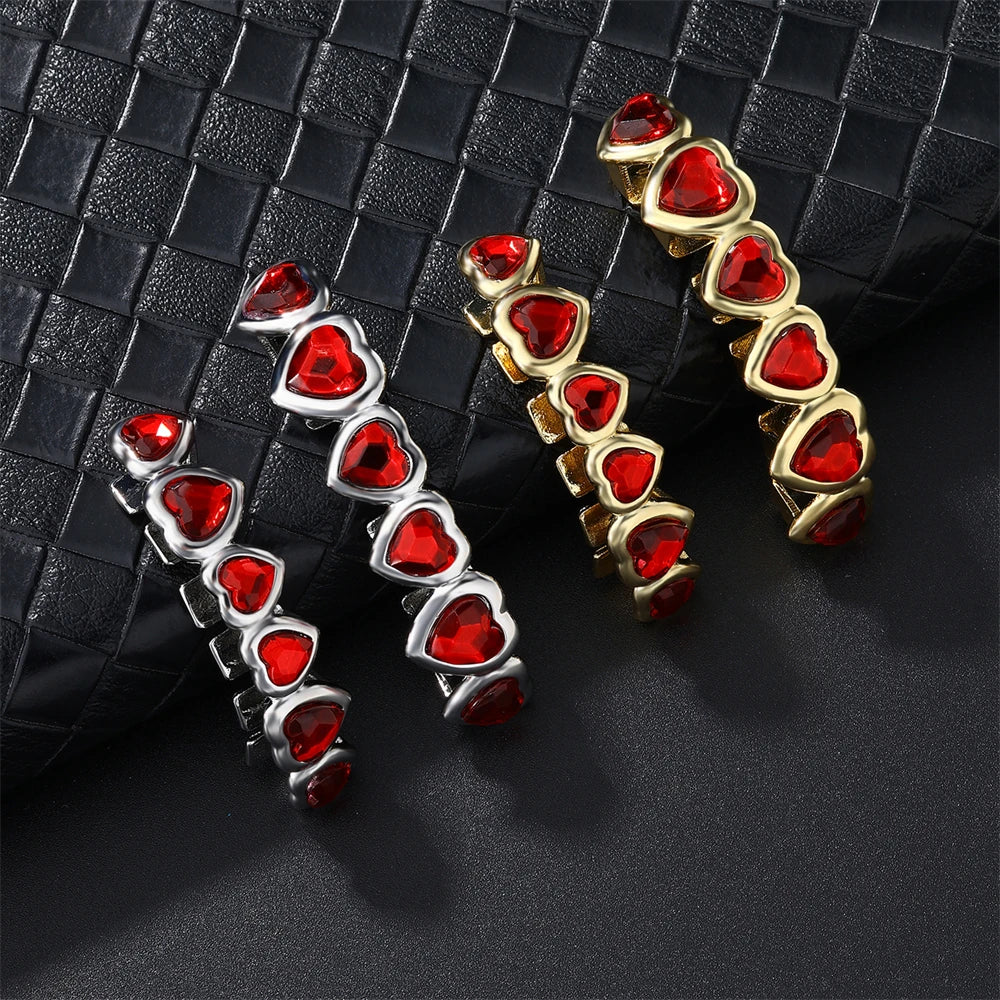 18K Iced Love Grillz