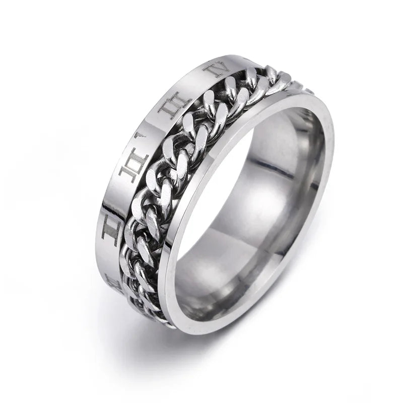 Stainless Steel Fidget Ring