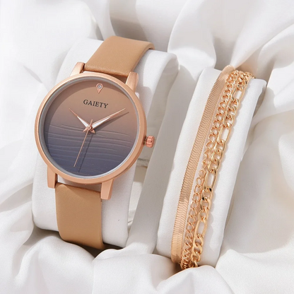 Rose Gold Watch Set