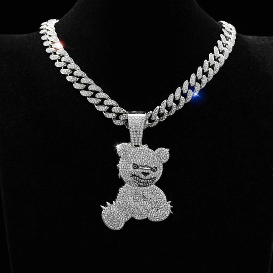 18K Bear Pendant