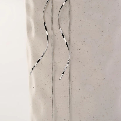 Long Tassel Threader Earrings for Women | DRIP YOUR STYLE