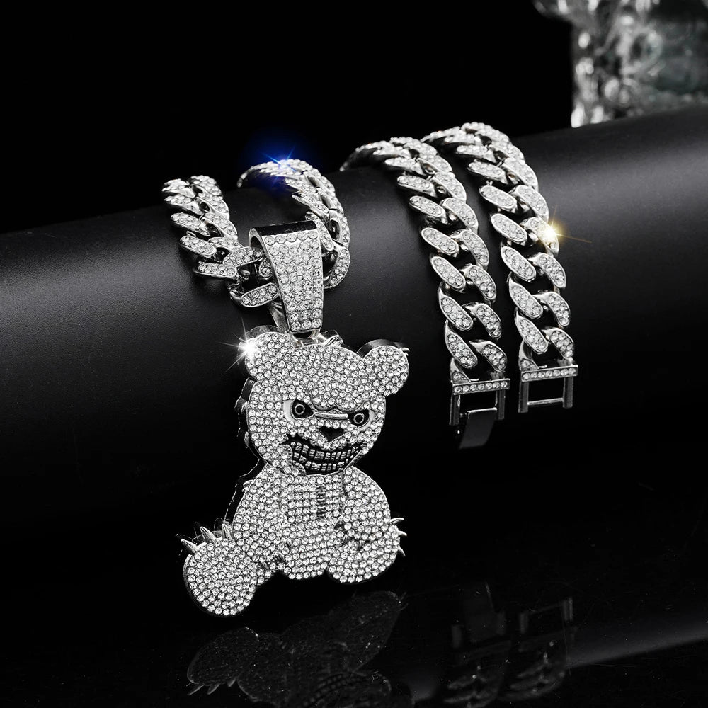 18K Bear Pendant