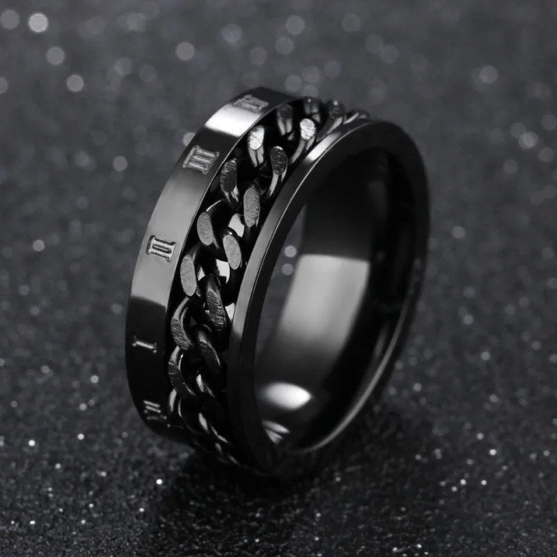 Stainless Steel Fidget Ring