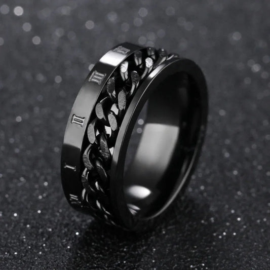 Stainless Steel Fidget Ring