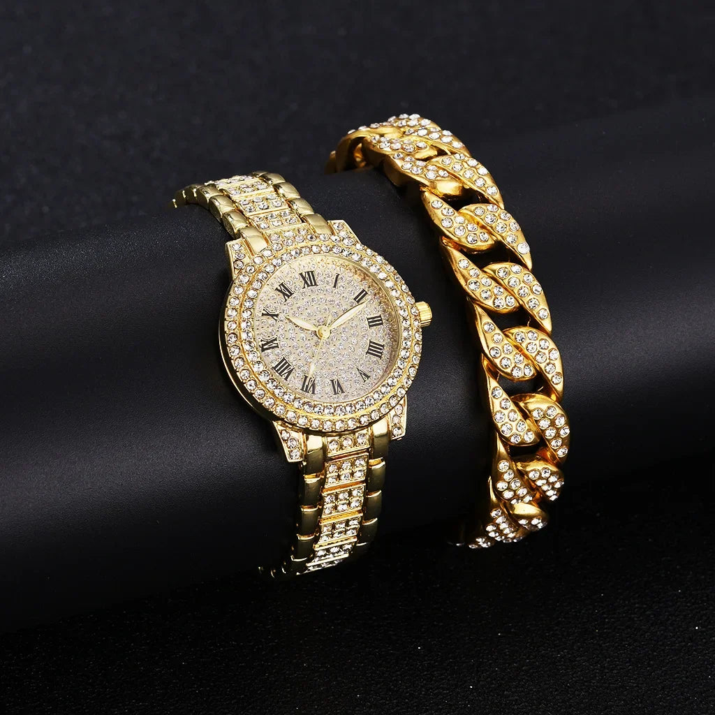 18K Imperial Watch & Bracelet
