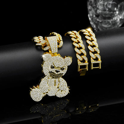 18K Bear Pendant