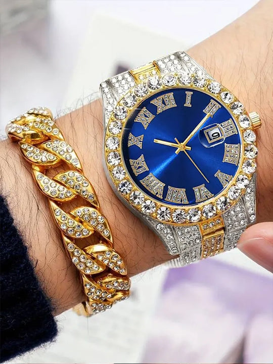 18K Supreme Watch & Bracelet