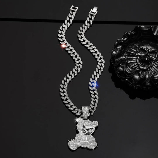 18K Bear Pendant