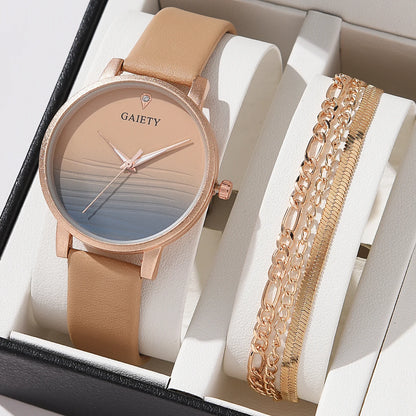 Rose Gold Watch Set