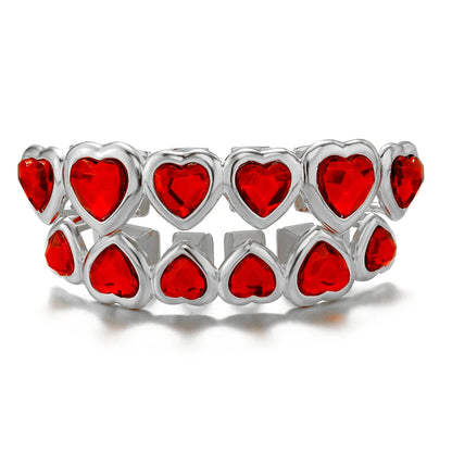 18K Iced Love Grillz