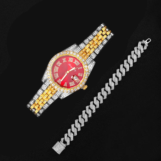 18k Diamond Watch & Bracelet