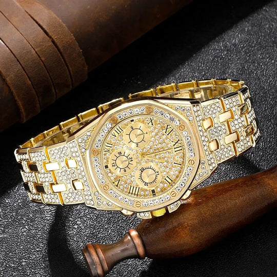 18K Royal Watch & Bracelet