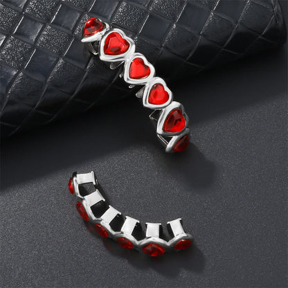 18K Iced Love Grillz