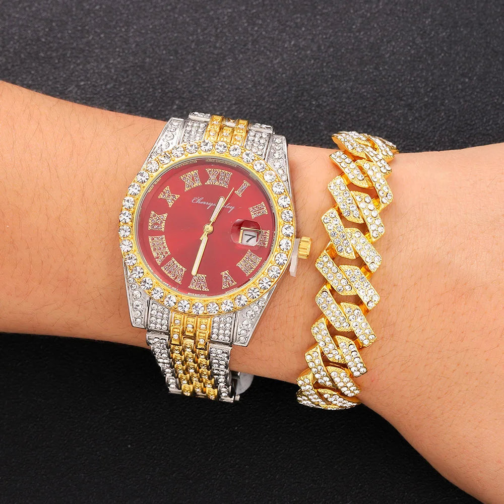 18k Diamond Watch & Bracelet