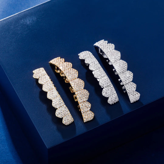 18K Icy Teeth Grillz