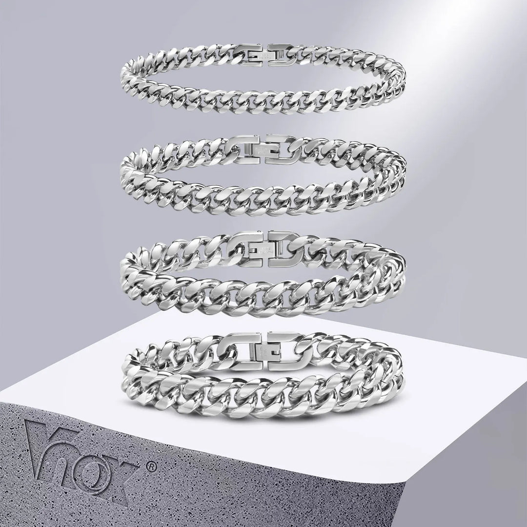 18K Marbella Bracelet Cuban Link Stainless Steel Unisex | DAILY DRIPZ