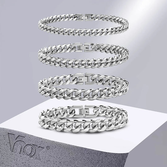 18K Marbella Bracelet Cuban Link Stainless Steel Unisex | DAILY DRIPZ