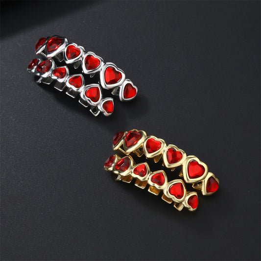 18K Iced Love Grillz