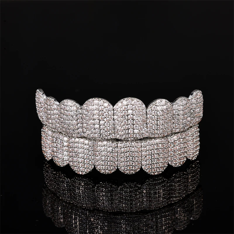 18K Iced Out Grillz