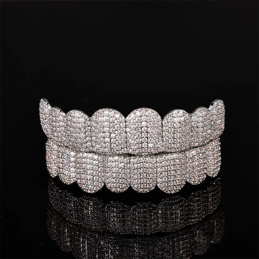 18K Iced Out Grillz