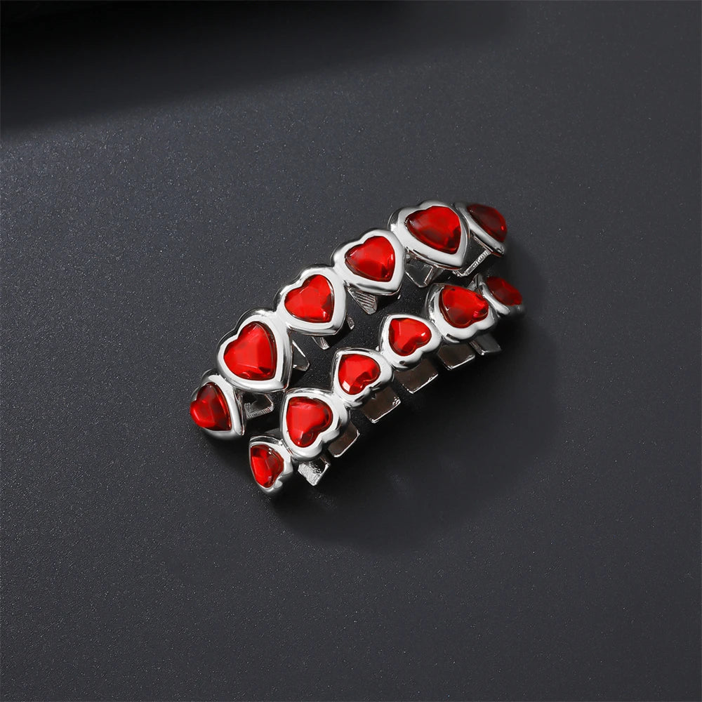 18K Iced Love Grillz