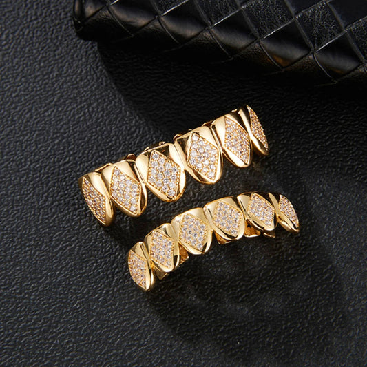 18K Diamond Grillz