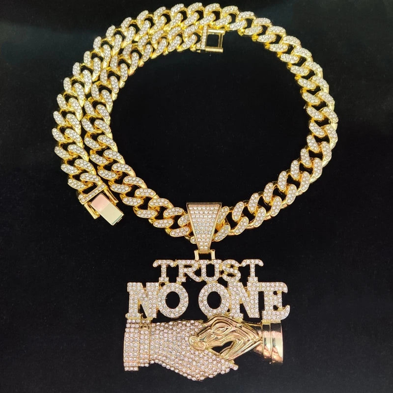 18K No Trust Pendant