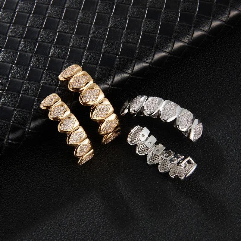 18K Diamond Grillz