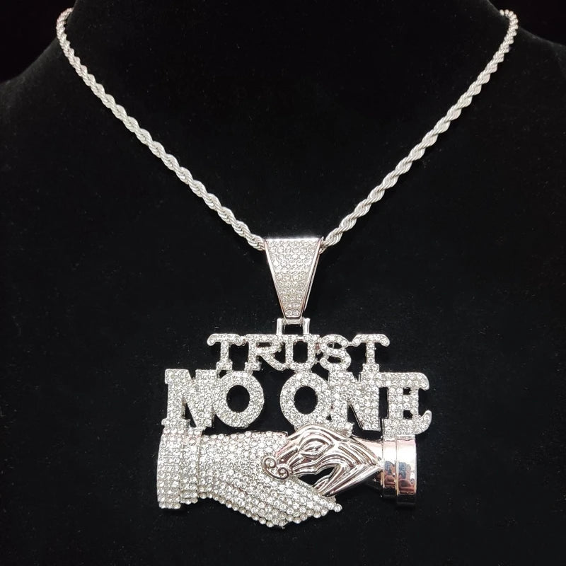 18K No Trust Pendant