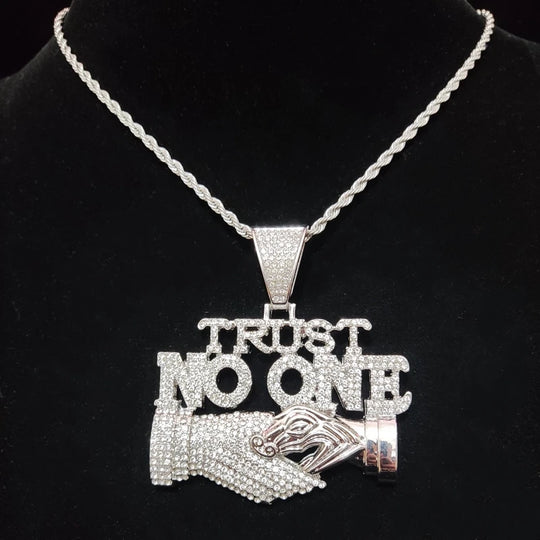 18K No Trust Pendant