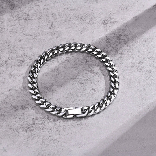18K Marbella Bracelet Cuban Link Stainless Steel Unisex | DAILY DRIPZ