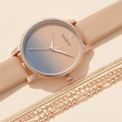 Rose Gold Watch Set