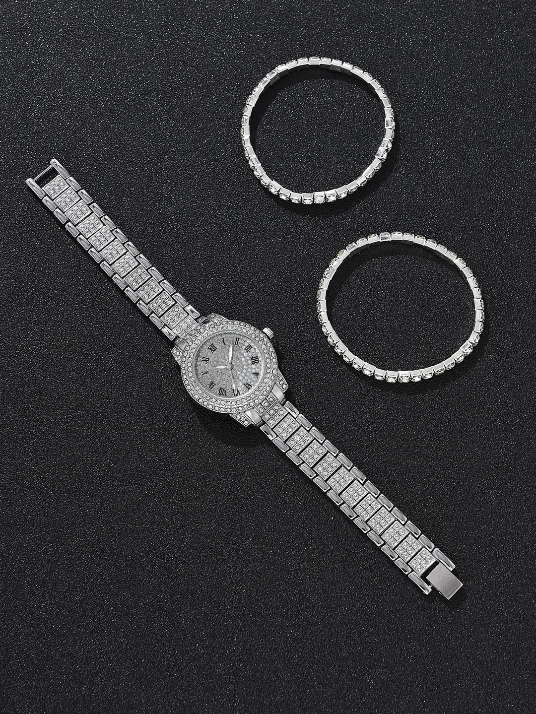 18K Platinum Bracelet & Watch