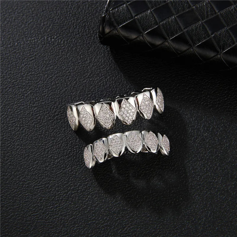 18K Diamond Grillz