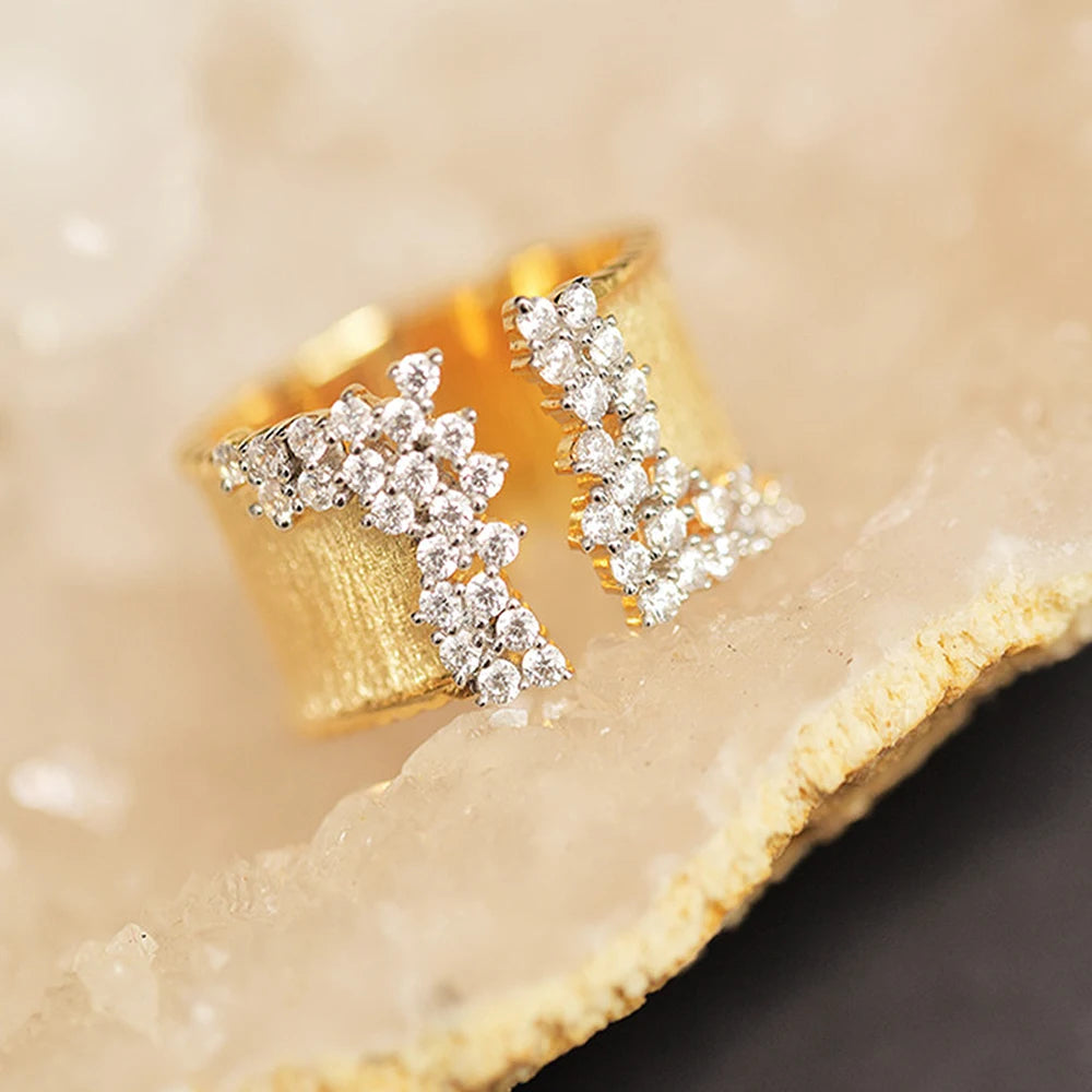 Zirconia Wide Band Ring