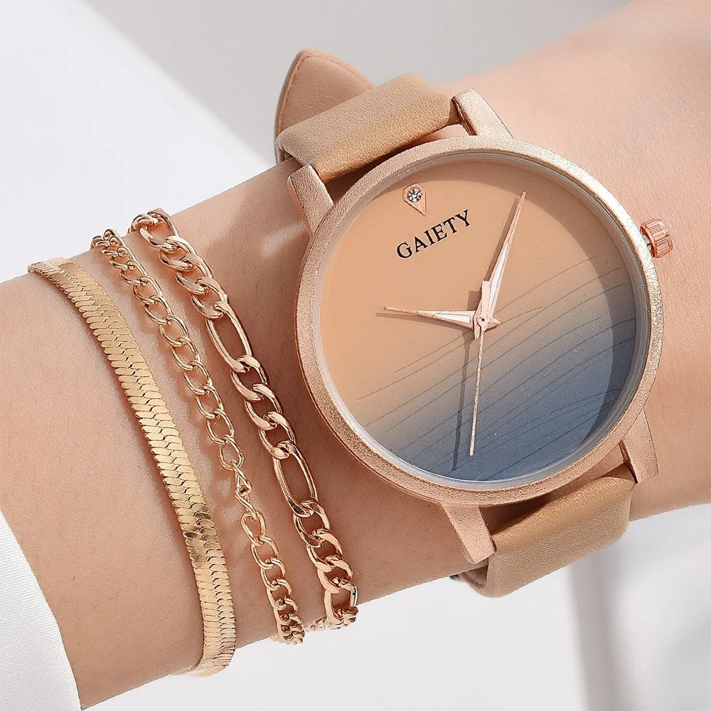 Rose Gold Watch Set